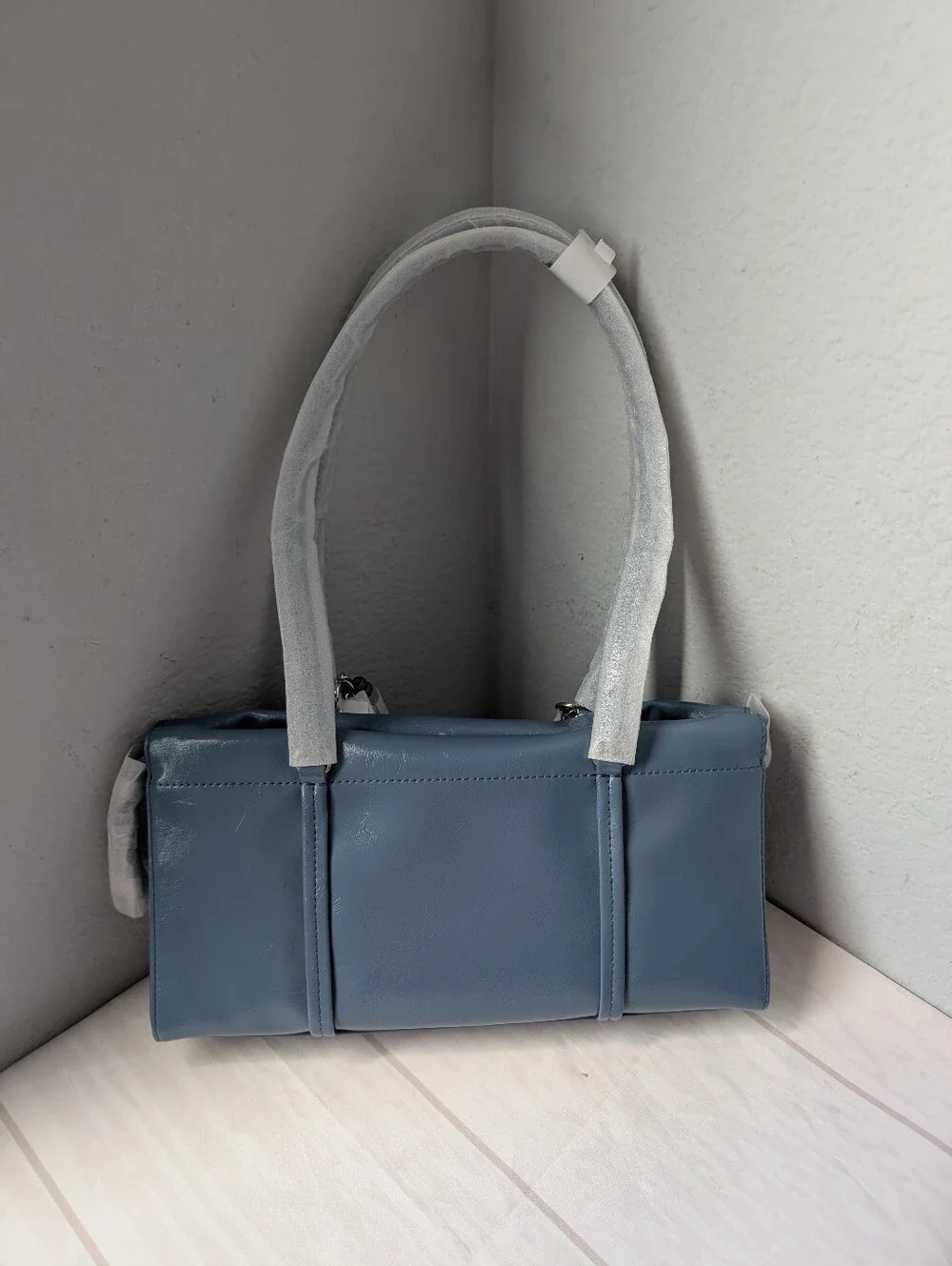 NWT Michael Kors Matilda Small Cinched Shoulder Bag In Denim